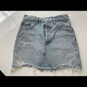 Agolde -like new - denim skirt. Size 25